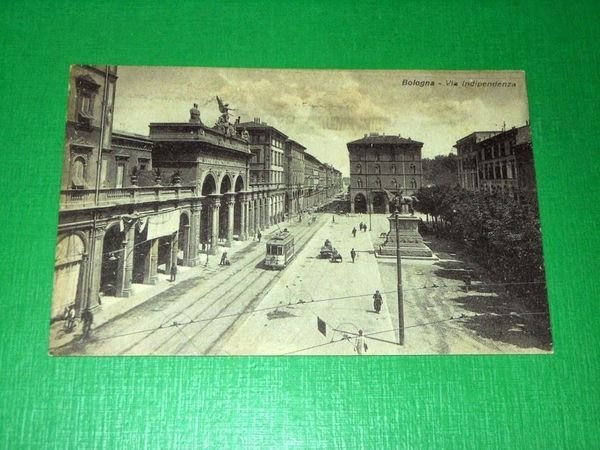 Cartolina Bologna - Via Indipendenza 1930 ca