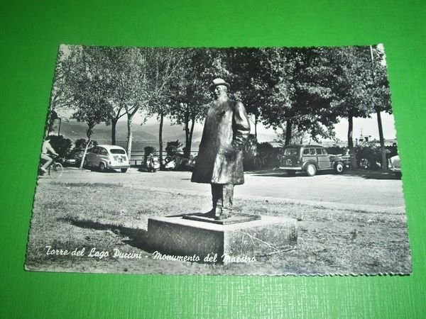 Cartolina Torre del Lago Puccini - Monumento del Maestro 1950 …