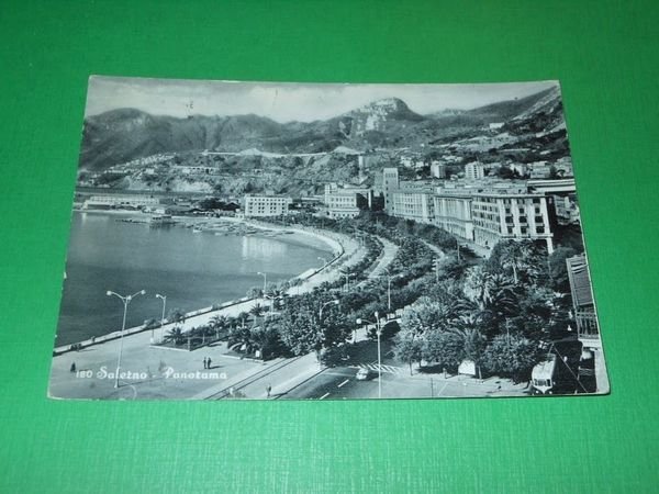 Cartolina Salerno - Panorama 1958