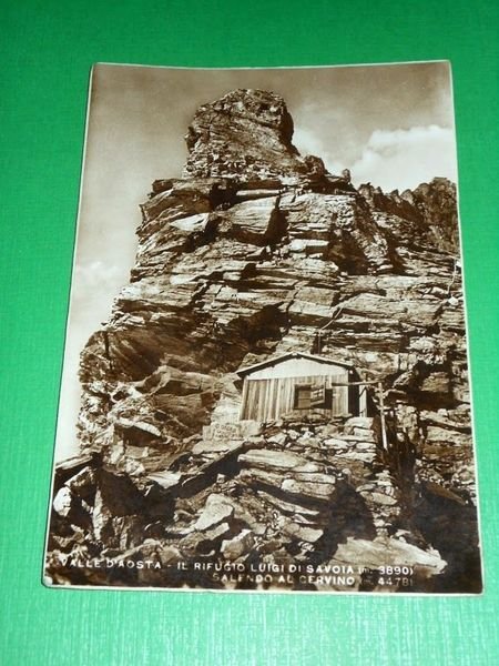 Cartolina Valle d' Aosta - Il Rifugio Luigi di Savoia …