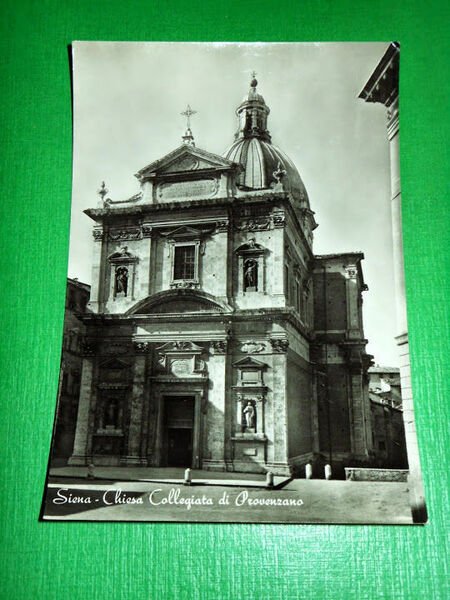 Cartolina Siena - Chiesa Collegiata di Provenzano 1963