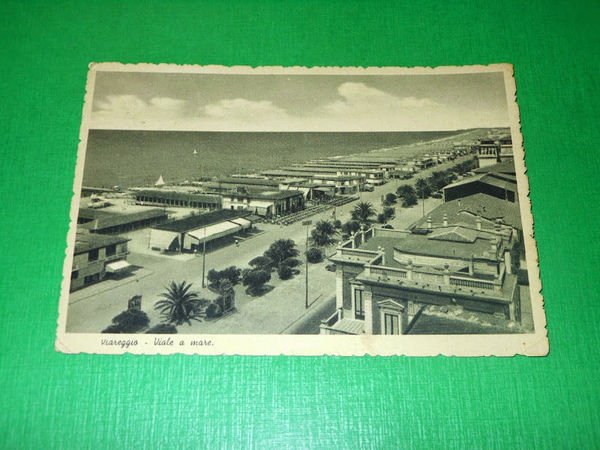 Cartolina Viareggio - Viale a mare 1941 | Immagine principale