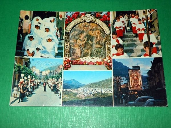 Cartolina Collesano ( Palermo ) - Festivita della Madonna dei …