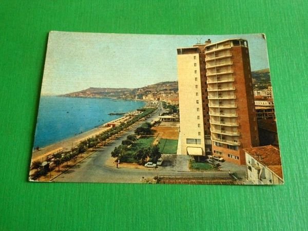 Cartolina Arma di Taggia - Hotel Vittoria - Grattacielo Bianchi …