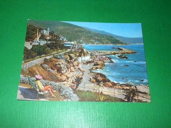 Cartolina Bordighera - Scogliera di S. Ampeglio e Villa Garnier …
