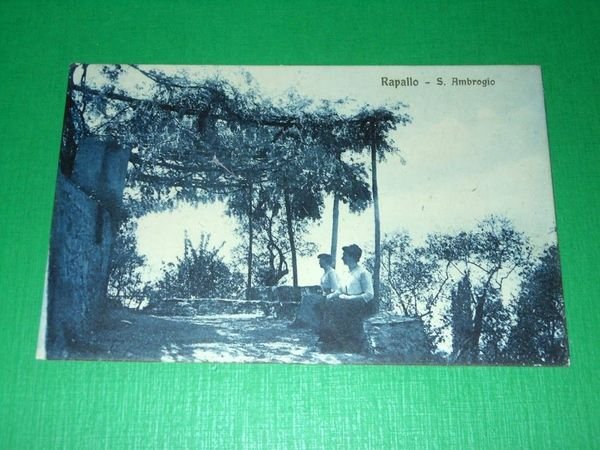 Cartolina Rapallo - S. Ambrogio 1910 ca | Immagine principale