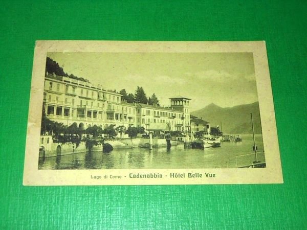 Cartolina Lago di Como - Cadenabbia - Hotel Belle Vue …