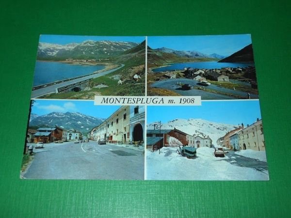 Cartolina Montespluga - Vedute diverse 1971