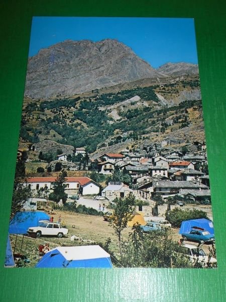 Cartolina Acceglio - Alta Val Maira - Veduta panoramica 1970 …