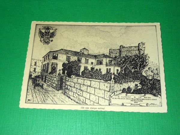 Cartolina Pietra Ligure - Castello di La Pietra e Palazzo …