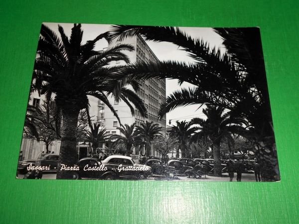 Cartolina Sassari - Piazza Castello - Grattacielo 1957 | Immagine principale
