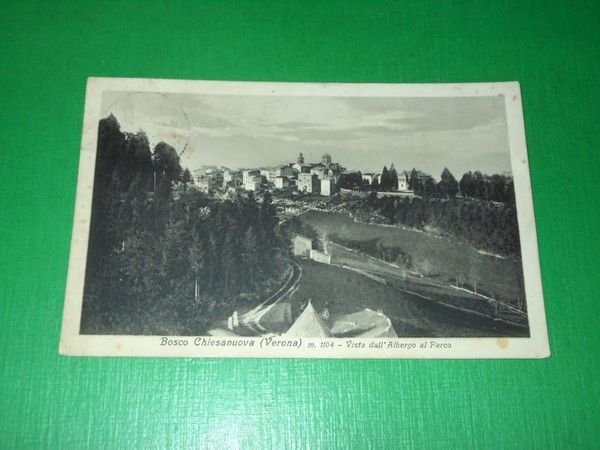 Cartolina Bosco Chiesanuova ( Verona ) - Vista dall' Albergo …