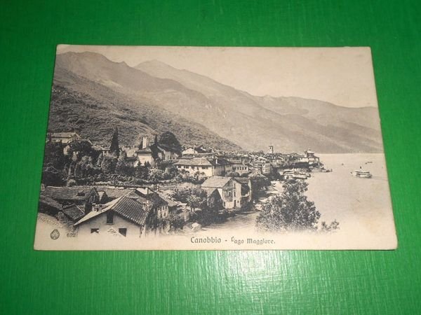 Cartolina Canobbio - Lago Maggiore 1913