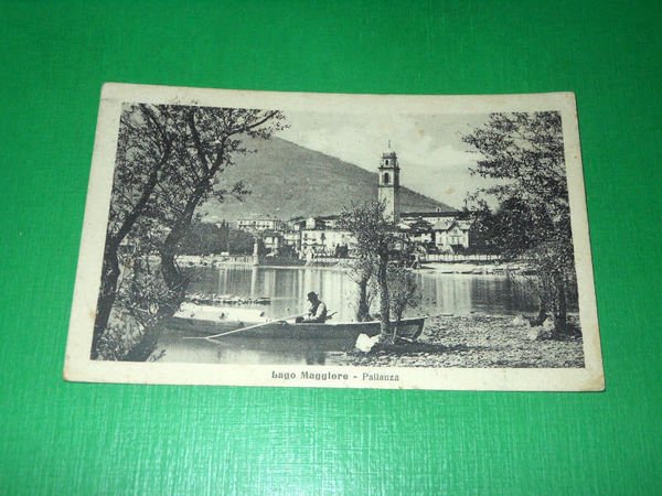 Cartolina Lago Maggiore - Pallanza 1916