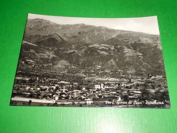 Cartolina S. Giorgio di Susa - Panorama 1960 ca