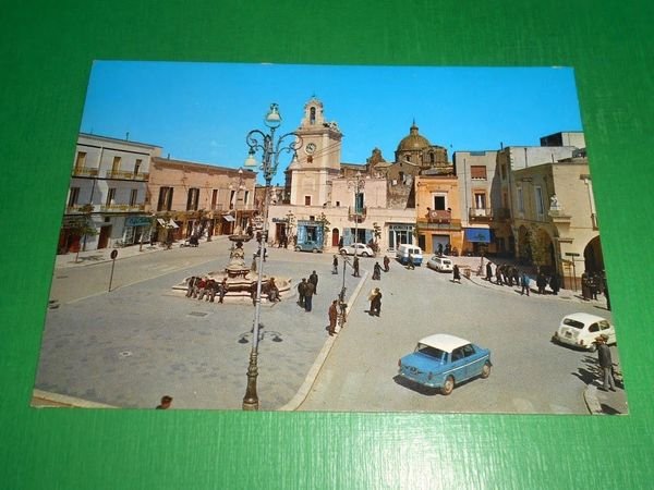 Cartolina Francavilla Fontana - Piazza Umberto I 1970 ca