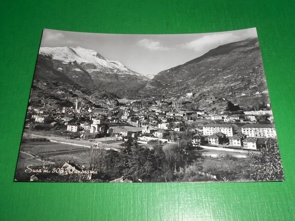 Cartolina Susa - Panorama 1950 ca