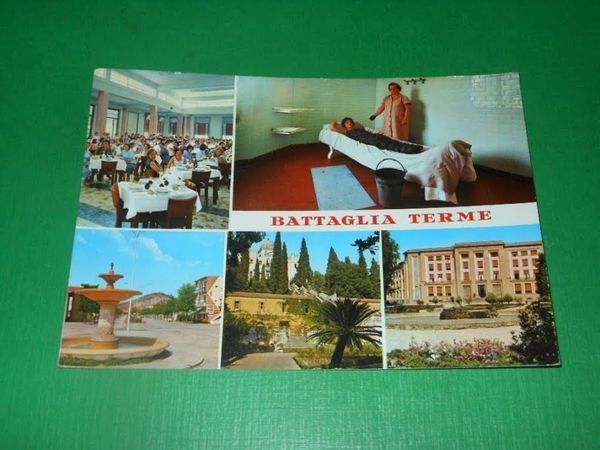 Cartolina Battaglia Terme - Vedute diverse - 1967 | Immagine Gallery 1
