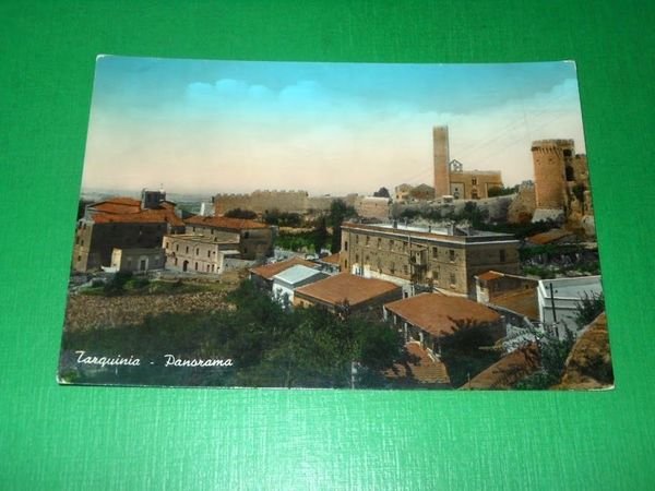 Cartolina Tarquinia - Panorama 1960 ca