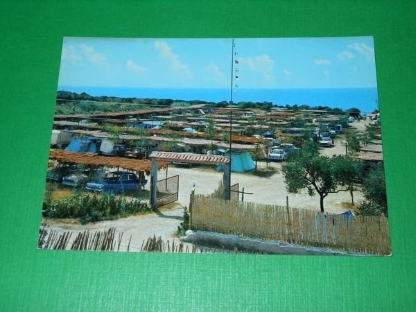 Cartolina Santa Maria di Castellabate - Camping Trezene 1960 ca