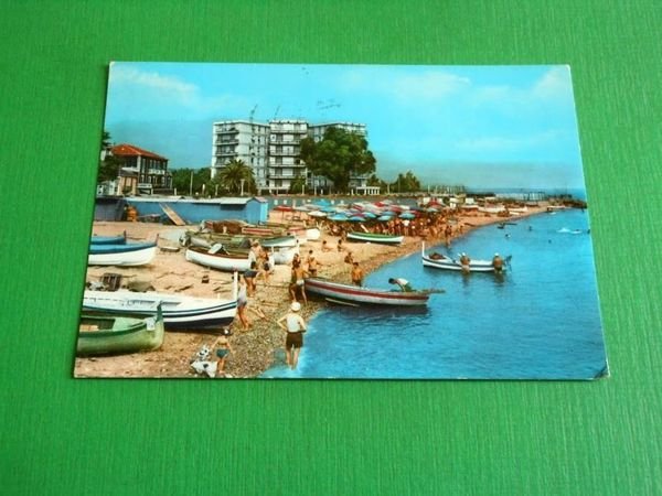 Cartolina Albenga - Spiaggia 1969