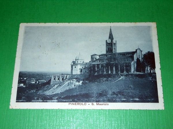 Cartolina Pinerolo - S. Maurizio 1919
