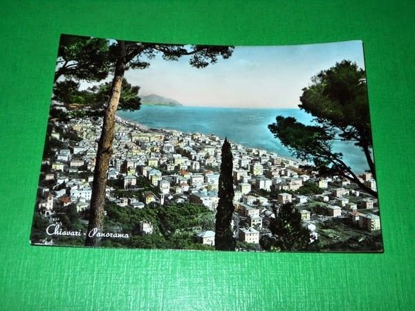 Cartolina Chiavari - Panorama 1952