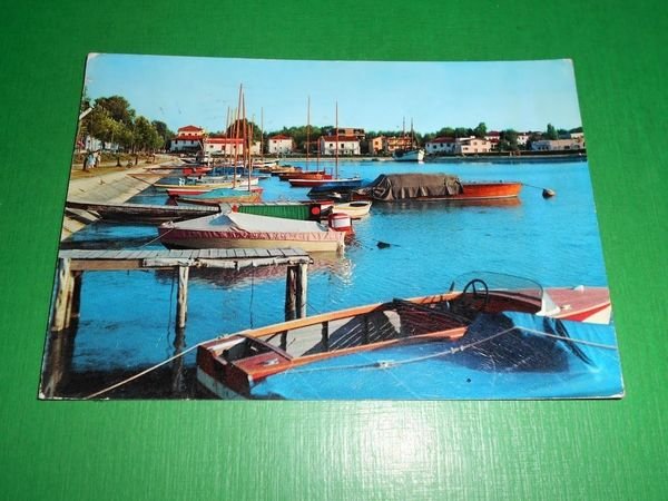 Cartolina Lignano Sabbiadoro - Darsena 1962