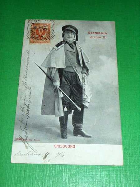 Cartolina Opera A. Franchetti - Germania - Crisogono 1904