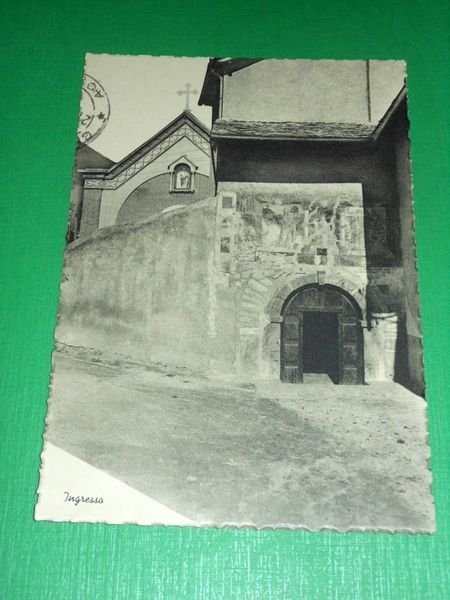 Cartolina Aosta - Educatorio S. Giuseppe - Ingresso 1968