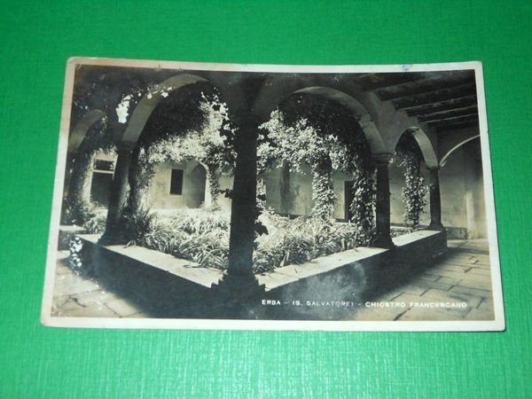 Cartolina Erba ( S. Salvatore ) - Chiostro Francescano 1949