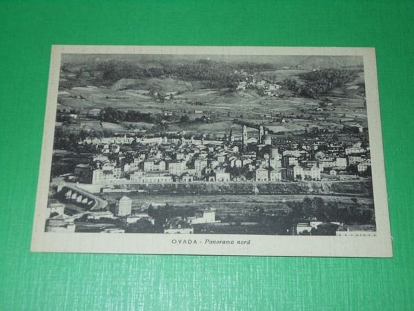 Cartolina Ovada - Panorama nord 1940 ca