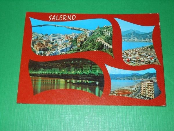 Cartolina Salerno - Vedute diverse 1979
