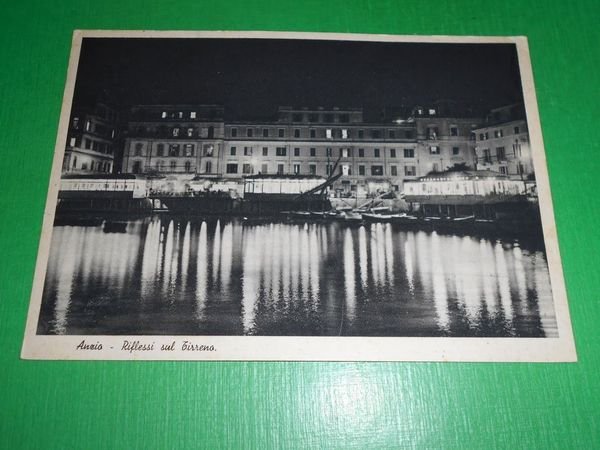 Cartolina Anzio - Riflessi sul Tirreno 1939