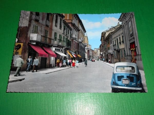 Cartolina Vercelli - Corso Libertà 1960 ca