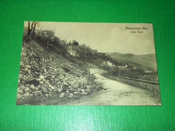 Cartolina Montecatini Alto - Lato Nord 1917