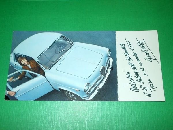 Cartolina Pubblicità Auto - Alfa Romeo Giulietta 1965 ca ( … | Immagine principale