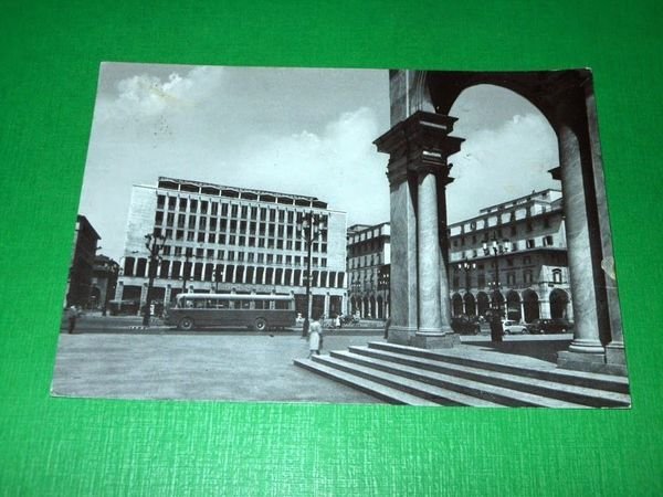 Cartolina Livorno - Piazza Grande 1961
