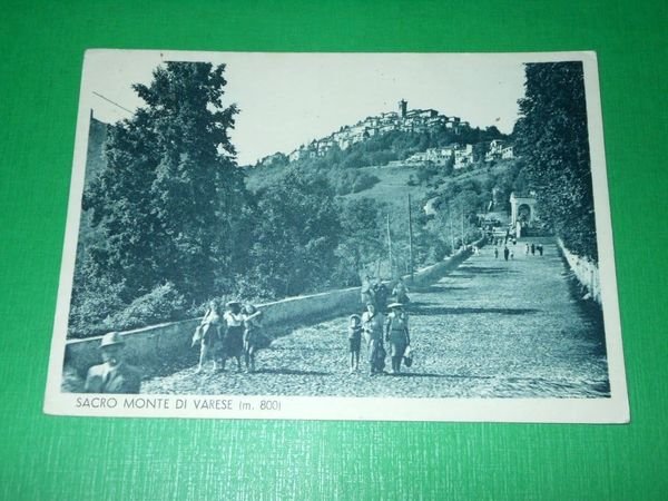 Cartolina Sacro Monte di Varese - Veduta 1955 | Immagine principale