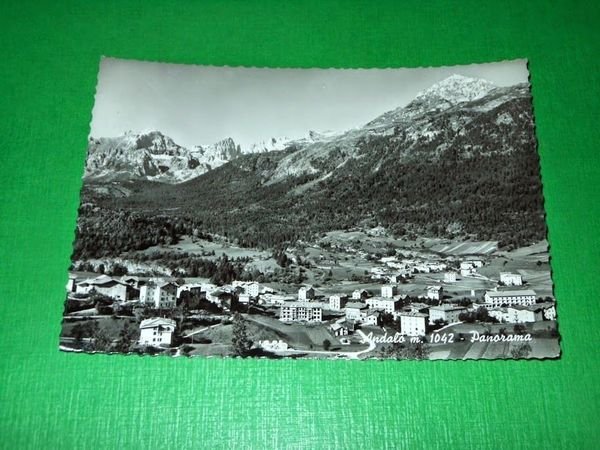 Cartolina Andalo - Panorama 1957