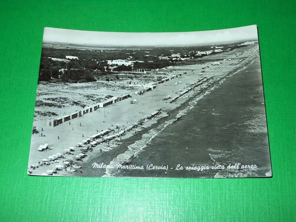 Cartolina Milano Marittima ( Cervia ) - La spiaggia vista … | Immagine principale