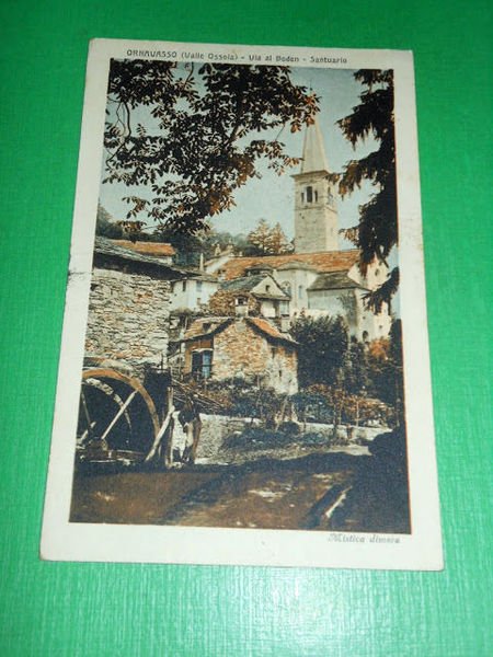 Cartolina Ornavasso ( Valle Ossola ) - Via al Boden …