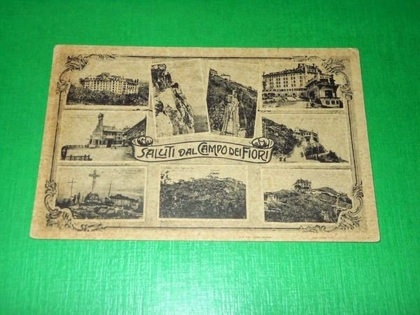 Cartolina Saluti dal Campo dei Fiori - Vedute diverse 1947 | Immagine principale