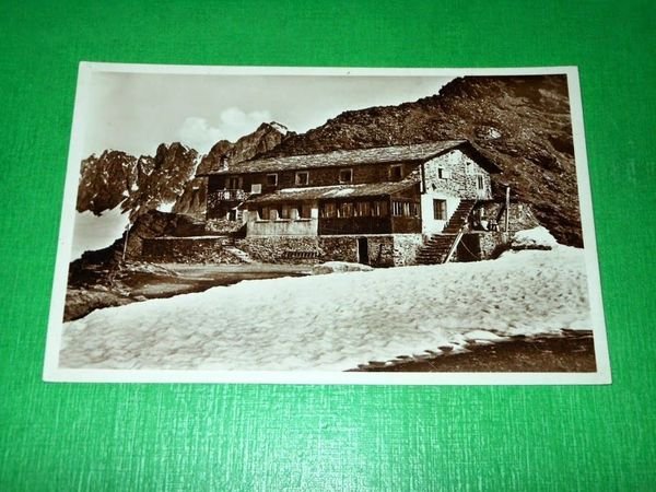 Cartolina Rifugio D. Marinelli - Gruppo del Bernina 1935 ca