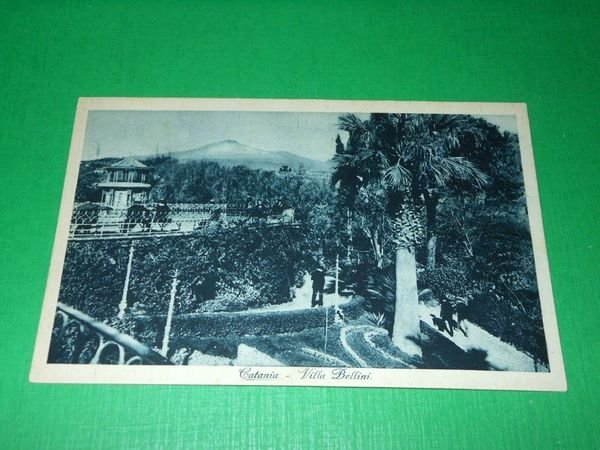 Cartolina Catania - Villa Bellini 1930 ca