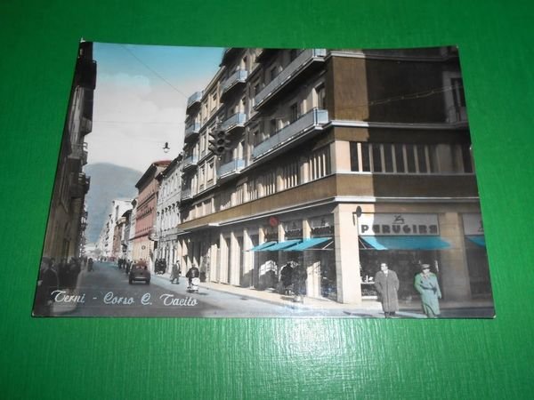 Cartolina Terni - Corso C. Tacito 1960 ca | Immagine Gallery 1
