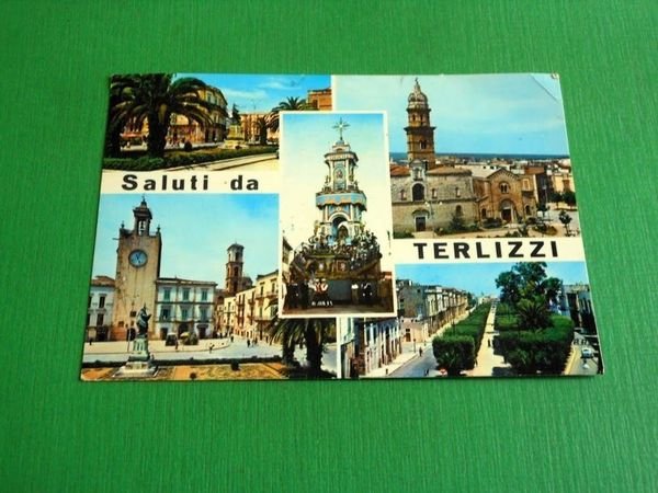 Cartolina Saluti da Terlizzi - Vedute diverse 1967
