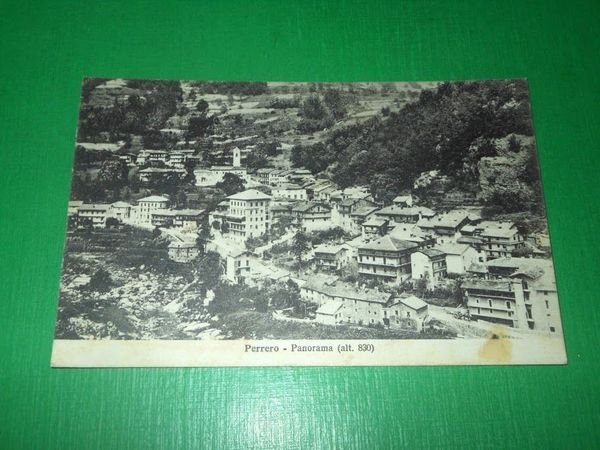 Cartolina Perrero - Panorama 1932