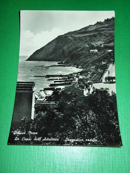 Cartolina Gabicce Mare - Veduta 1955