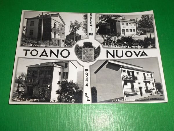 Cartolina Saluti da Toano Nuova - Vedute diverse 1964